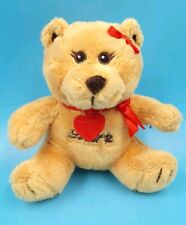 Lindt Bär Bärin Teddybär mit Herz & Schleife Werbefigur Stofftier Plüsch 14 cm 