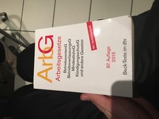 Arbeitsgesetze Beck Texte im dtv 87. Auflage