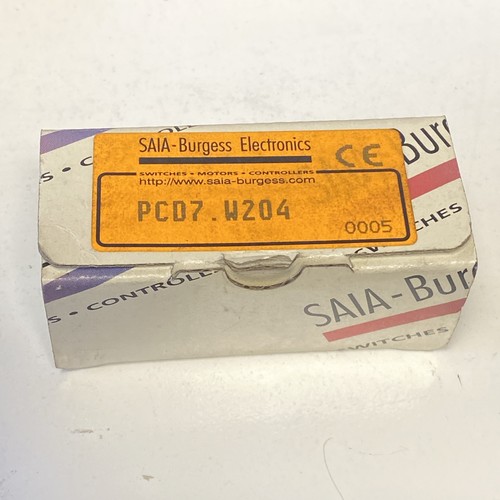 Saia burgess pcd7 - burgess, pcd7.w204