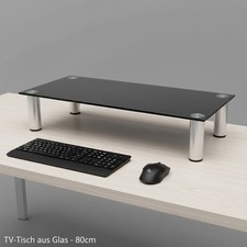 Fernseherhöhung Glasaufsatz