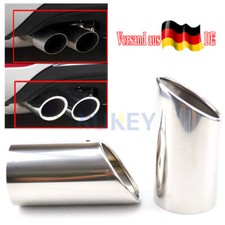 2* Auspuff Blende Endrohr Für