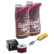 Inspektion Set für Suzuki DR 500 S DR500 DR 1981-1983 Öl 2L Ölfilter Zündkerze