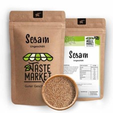 Sesam weiß ungeschält GRÖSSENAUSWAHL Sesamsamen – natürlich – Sesam mit Schale