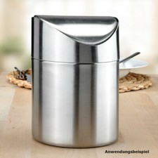 Tischabfalleimer aus Edelstahl