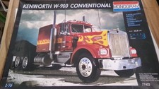 MONOGRAM Bausatz 77402 KENWORTH W-900 CONVENTIONAL im Maß 1:16-VINTAGE-RAR!