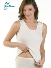 Medima ® Angora Damenunterhemd ohne Arm 40% Angora 60% Baumwolle 3970/100