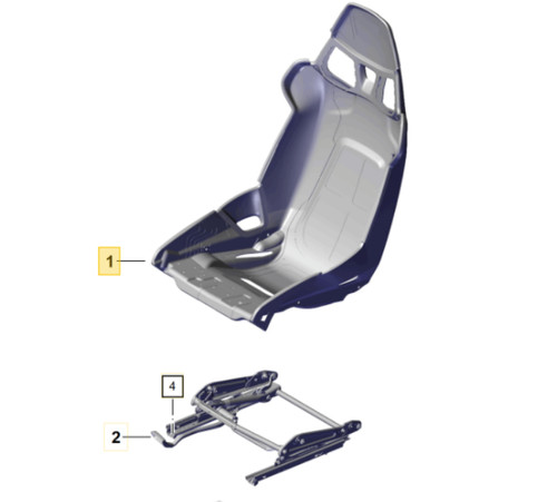 Porsche 718 918 - , sitz