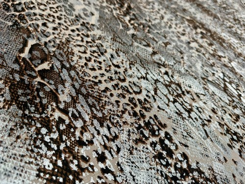 Metallic schlangenhaut print - schlangenhaut,