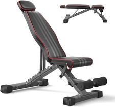 Hantelbank klappbar verstellbar Trainingsbank Schrägbank Multifunktion Bank DHL