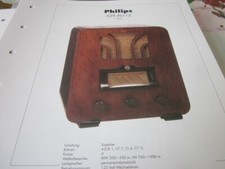 Radio Schaltplan Archiv  2008 Philips 529 AU 12, 1935