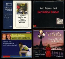 4 CD-HÖRBÜCHER★Sven REGENER•Kleiner Bruder★GLATTAUER★McCARTEN★BARREAU★21 CDs★