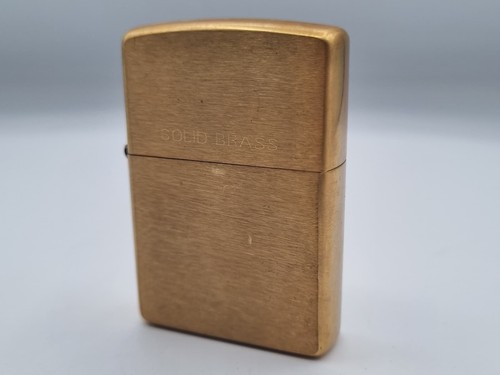 Zippo solid brass vintage - solid, 1997