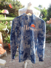 ELESSE HERREN KAPUZENPULLOVER BATIK LOOK GR S FÄLLT GRÖSSER AUS