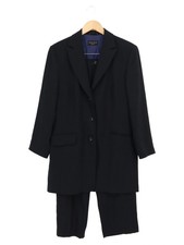 BOECKER Woman! Damen Anzug Gr. 44/XXL Schwarz Business Nadelstreifen Elegant