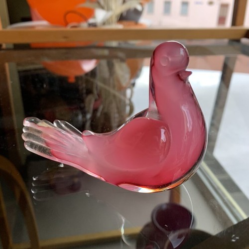 Figur taube alabastro glas - figur,