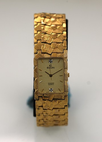 Elgin diamant herrenuhr gold - elgin,