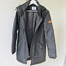 Parka Longjacke, Gr.38/40 schwarz outdoor *Explorer* mit Kapuze wattiert 114,90€