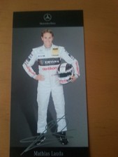 Mathias Lauda Autogrammkarte