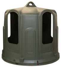 Kerbl Heuglocke für Rundballen 5 Fressöffnungen Heu Strohballen Raufe Pferd