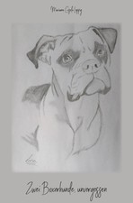Zwei Boxerhunde, unvergessen