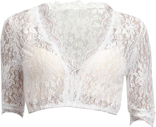 Damen dirndlbluse spitze - damen,