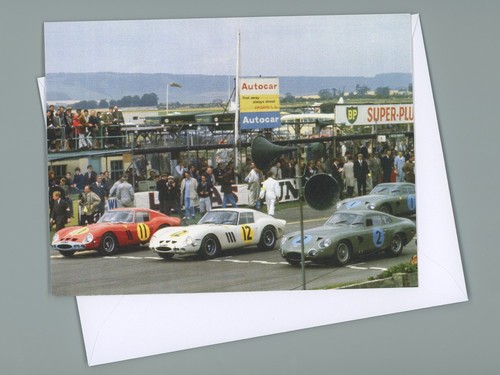 Goodwood grußkarte ferrari - goodwood,
