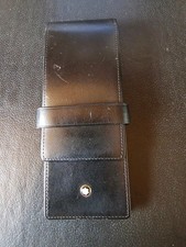 Montblanc Lederetui Meisterstück Siena in schwarz für drei Stifte, NP 699 €