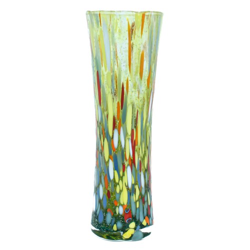Murano glasvase bunt grün - bunt,