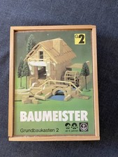 Anker Baumeister Steinbaukasten Grundbaukasten G2 OVP DDR Vintage Top  Neuwertig