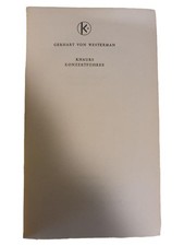 Knaurs Konzertführer von Westerman Musik Klassik Sachbuch Taschenbuch Deutsch