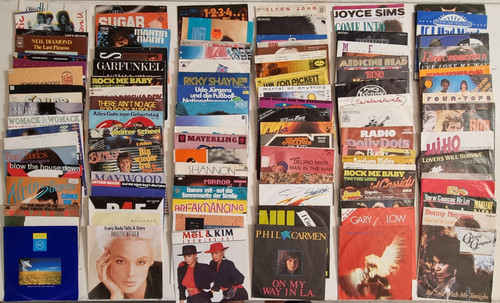 100x vinyl single sammlung - 100x,