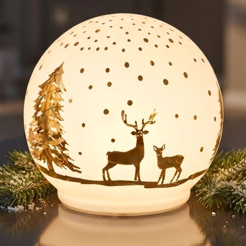 Led weihnachts glas kugel matt - weihnachts,