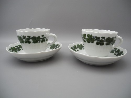 Meissen mokkatassen weinlaub - meissen,