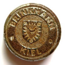 Klingeldeckel Brinkmann Kiel Fahrradklingel Deckel Oberteil Marke Symbol Sammler