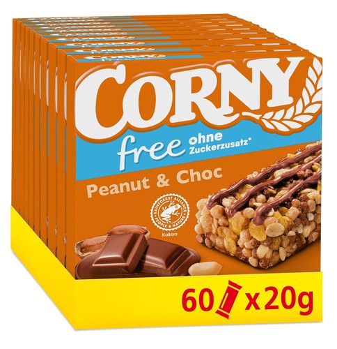Corny müsliriegel erdnuss - müsliriegel,