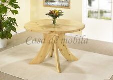 Massivholz Ausziehtisch rund