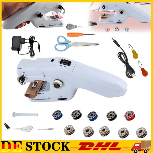 Echte mini handnähmaschine - echte, mini-handnähmaschine