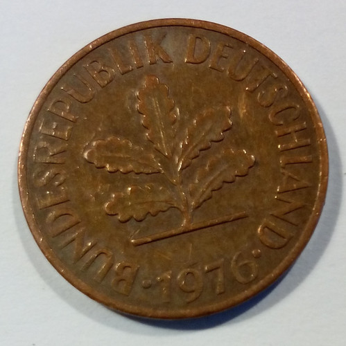 Münze brd zwei pfennig - (09), 2