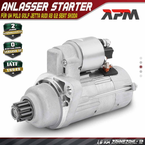 Anlasser starter 7kw - 1.7kw, 12