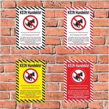 Schild Kein Hundeklo Hundekot