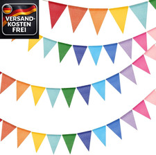 Bunte Wimpelkette outdoor