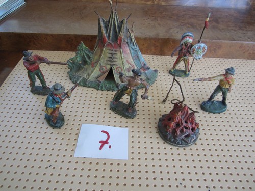 Wildwest massefiguren indianer - massefiguren,