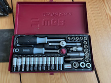 WGB Steckschlüssel Satz 1/4" vierkant mit Umschaltknarre 36-teilig