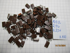 100 Stück 100 Ohm +/- 2% 0,25W Retro Widerstand gebraucht