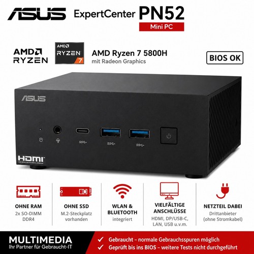 Asus expertcenter pn52 mini - asus,