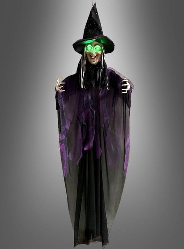 Sprechende hexe 183cm mit - sprechende, led