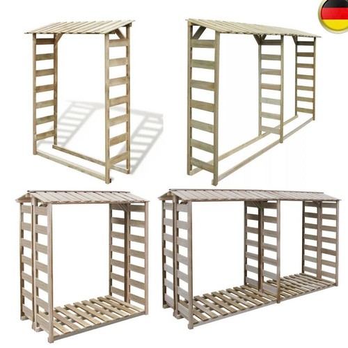 Feuerholz lager schuppen - feuerholz,