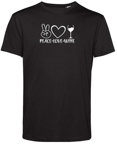 Bio shirt peace love - bio-shirt:, peace,