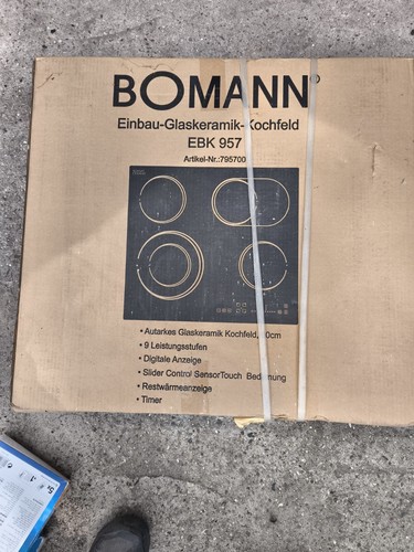 Bomann ebk 957 glaskeramik - ebk,
