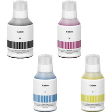 Original Canon GI 56 Tintenflasche Schwarz Cyan Gelb Magenta Maxify GX5050 67050